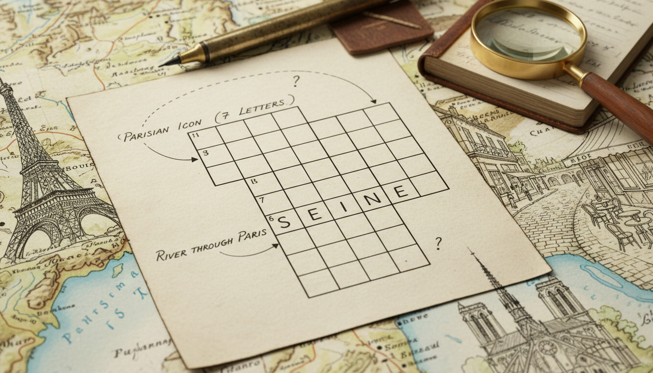 Fransk by kryssord løsninger og tips
