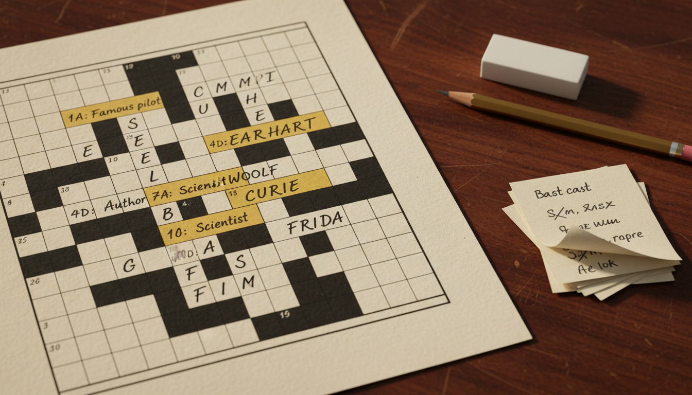 Kvinnenavn kryssord tips og løsninger